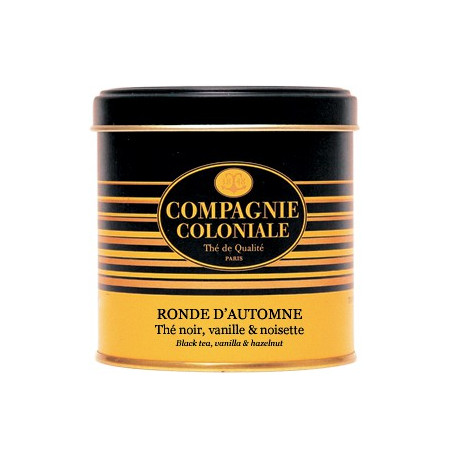 Thé Ronde d'Automne en Boite Métal Luxe Compagnie Coloniale