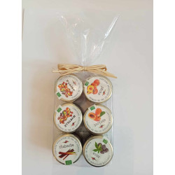 Assortiment de mini confiture BIO