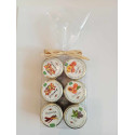 Mini confiture BIO assortiment x6