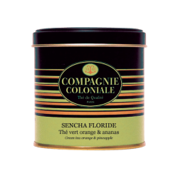 Thé vert Sencha Floride en boite métal luxe - Compagnie & Co