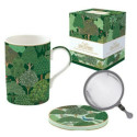 Tisanière en porcelaine avec Filtre WOODLAND