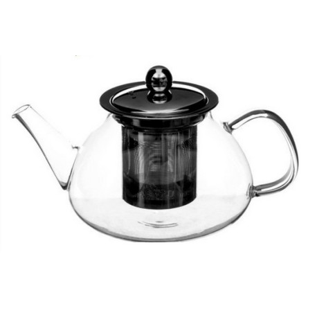 Théière en verre filtre Inox 0.85l